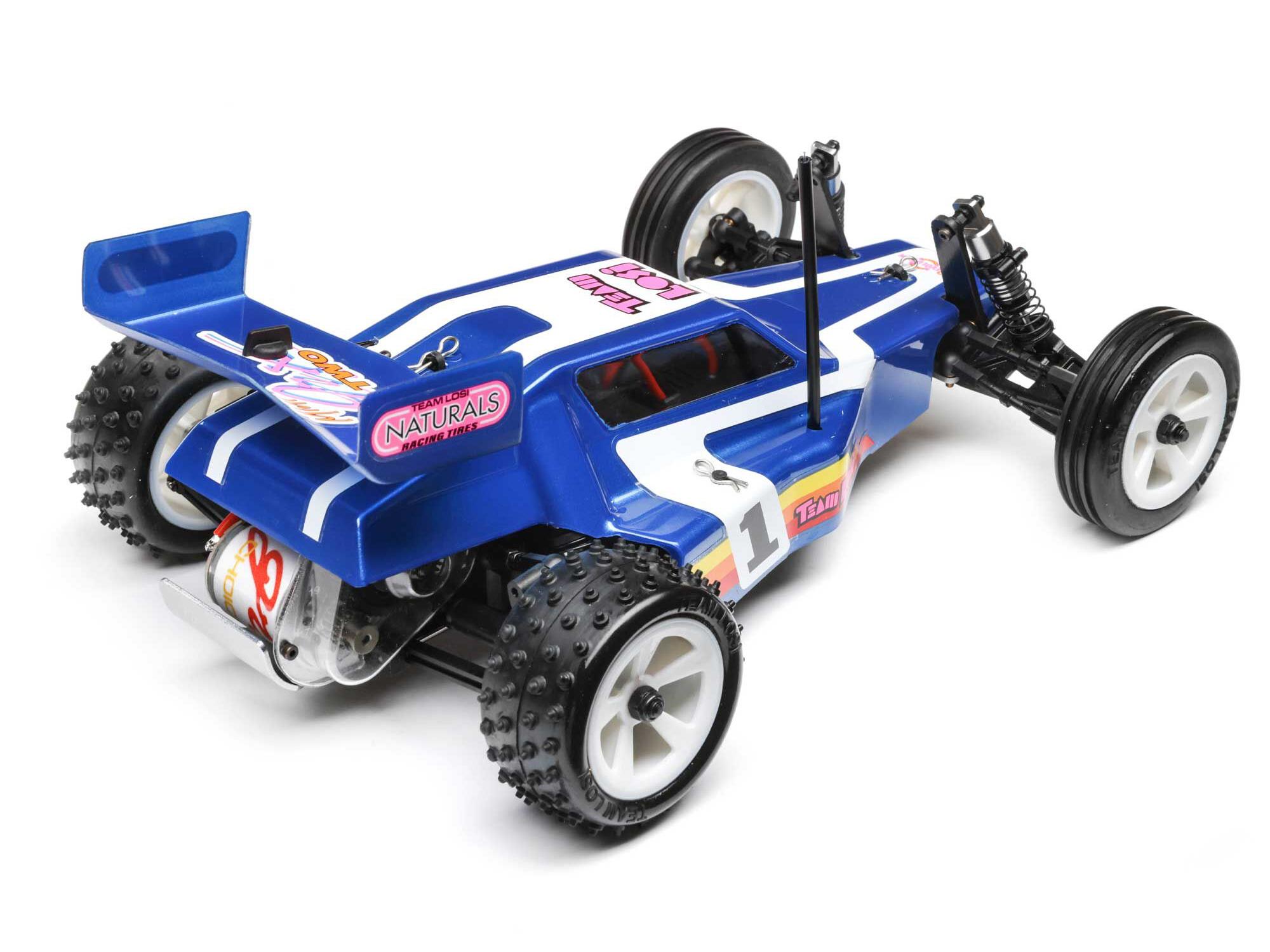 Losi 1/16 Mini JRX2 Brushed 2WD Buggy RTR Blue - Image 9