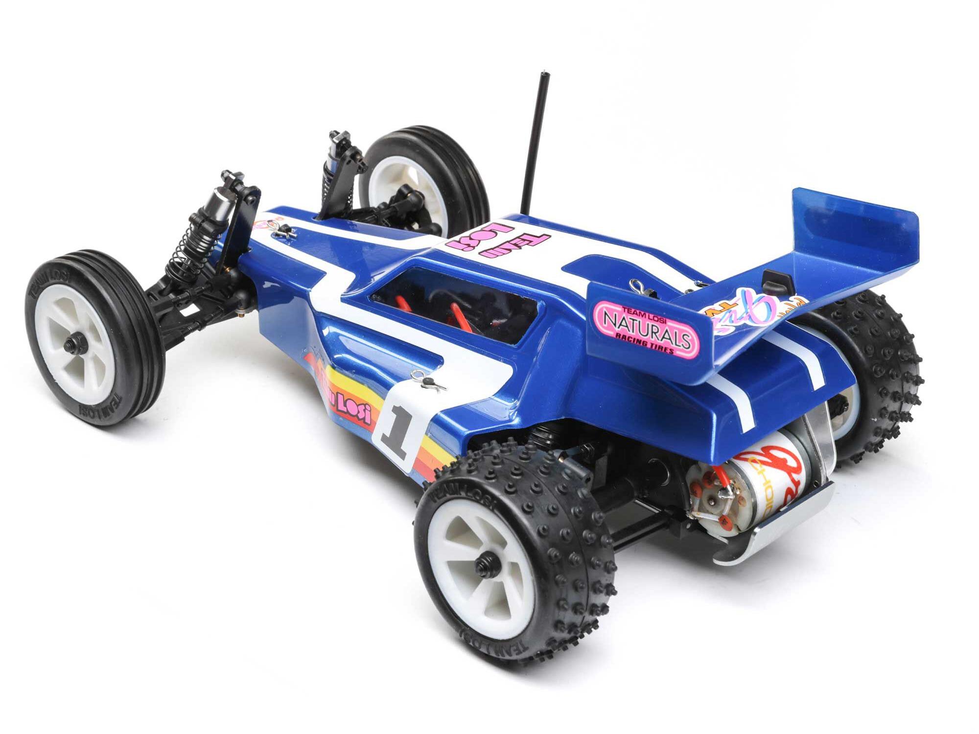 Losi 1/16 Mini JRX2 Brushed 2WD Buggy RTR Blue - Image 7