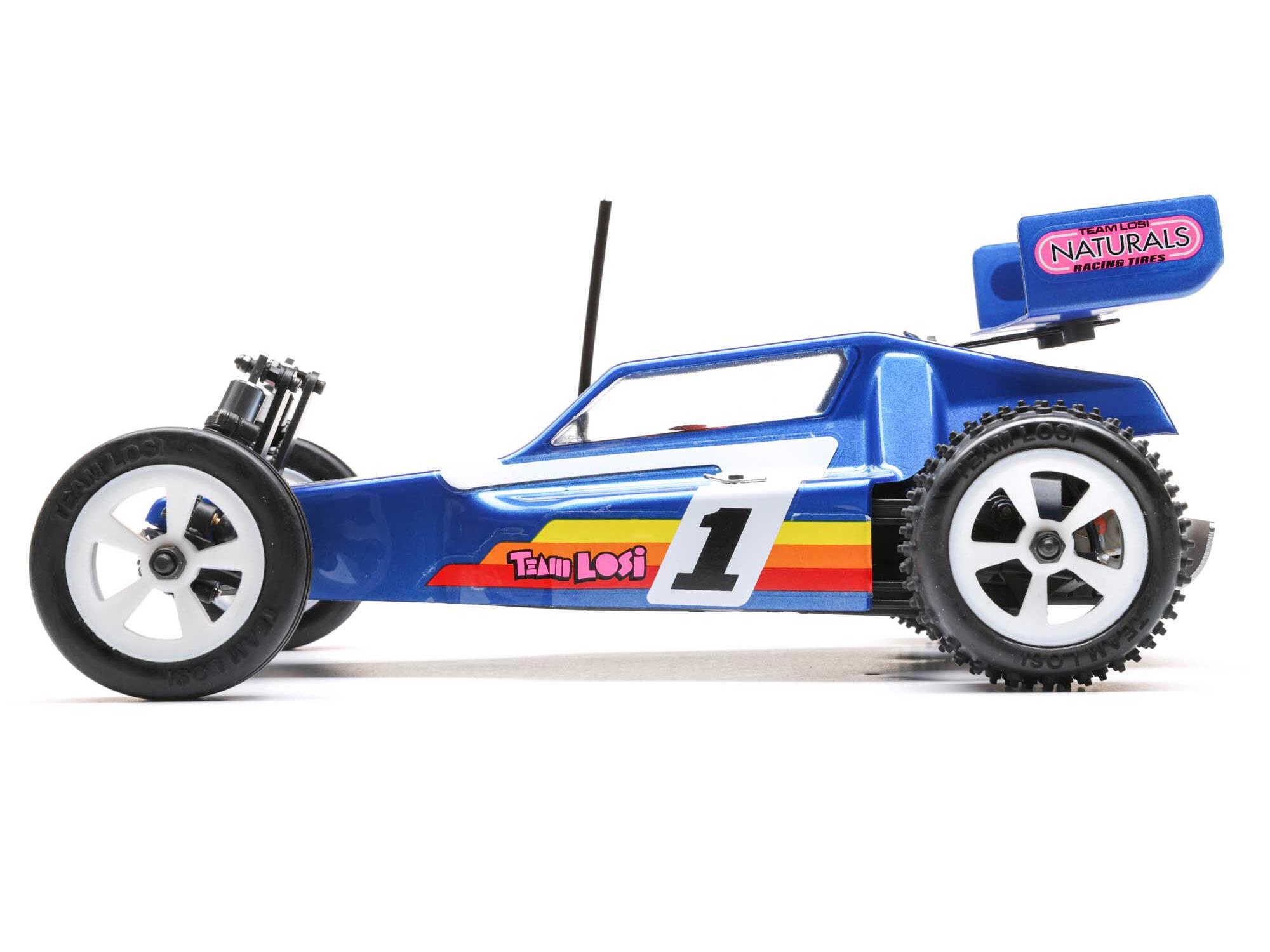 Losi 1/16 Mini JRX2 Brushed 2WD Buggy RTR Blue - Image 6