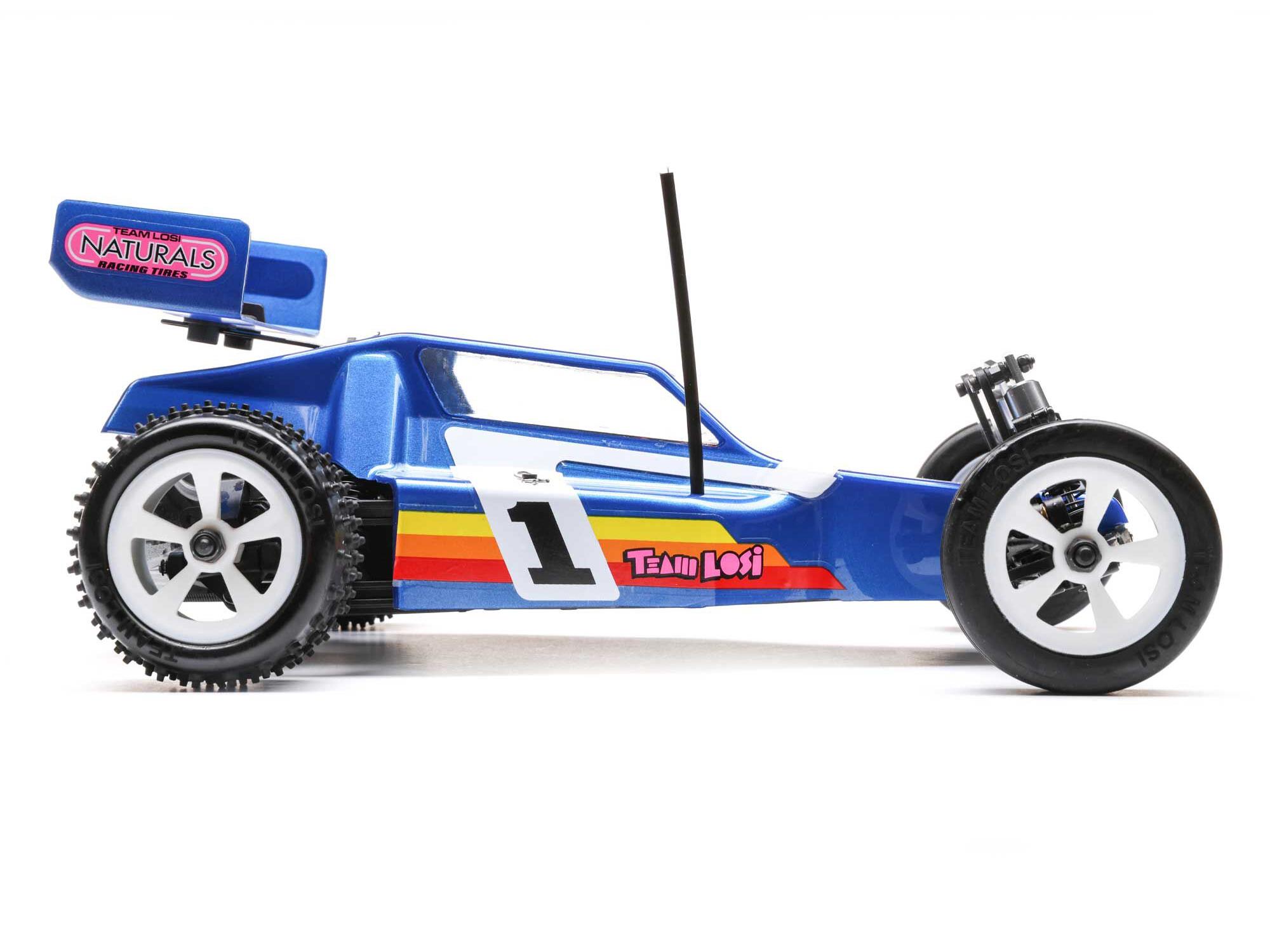 Losi 1/16 Mini JRX2 Brushed 2WD Buggy RTR Blue - Image 5