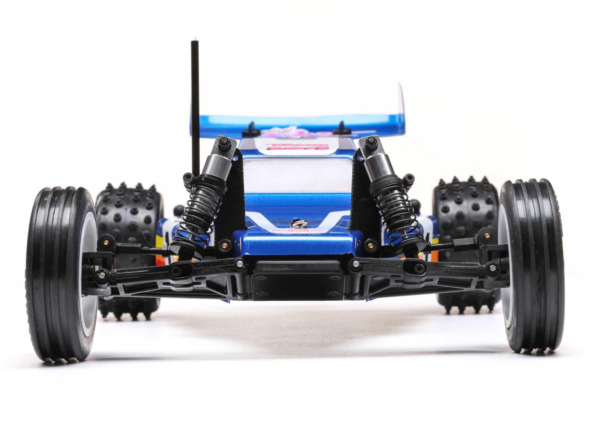 Losi 1/16 Mini JRX2 Brushed 2WD Buggy RTR Blue - Image 4