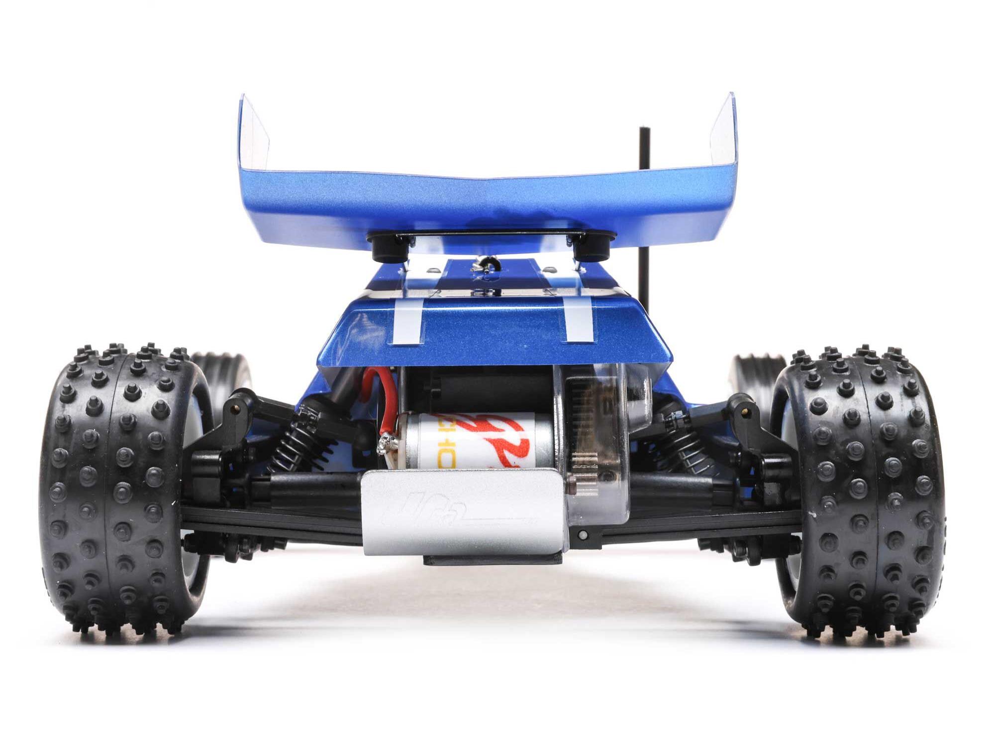 Losi 1/16 Mini JRX2 Brushed 2WD Buggy RTR Blue - Image 3