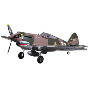 FMS P-40B Flying