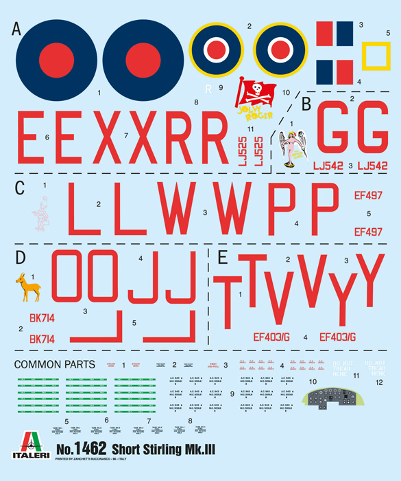 Italeri 1/72 Short Stirling Mk. III Includes H2S Radar 1462 - Image 14