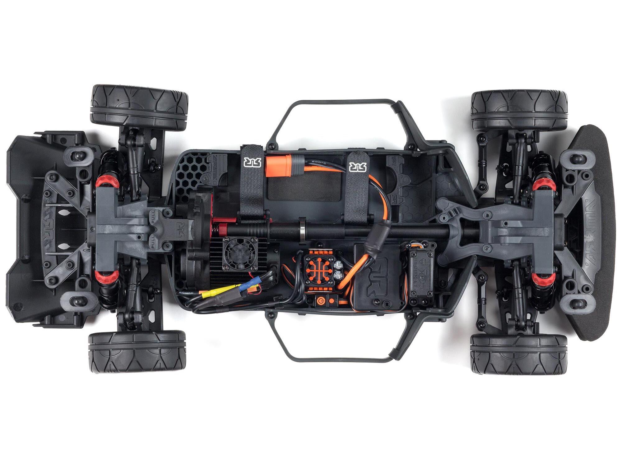 1/8 INFRACTION 3S 4X4 BLX Resto-Mod Truck RTR Black/Teal - Image 4