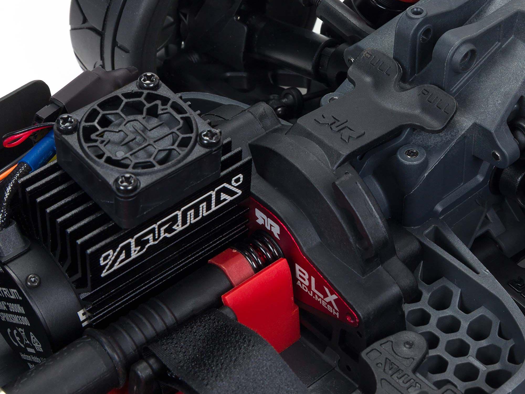 1/8 INFRACTION 3S 4X4 BLX Resto-Mod Truck RTR Black/Teal - Image 5