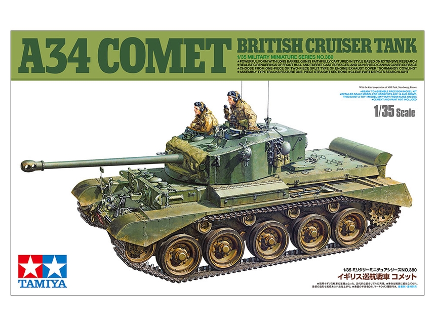 Tamiya British Cruiser Tank A34 Comet 1/35 35380
