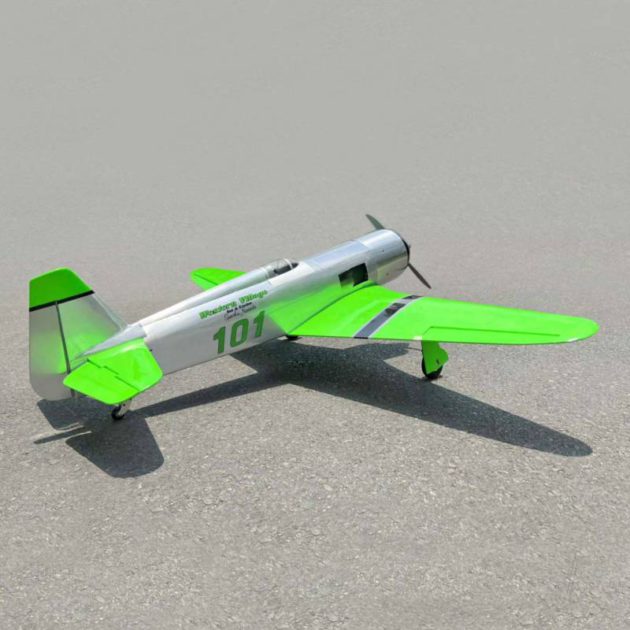 Reno YAK 11 Reno Racer (Perestroika) 1.8m (71in) 35cc - Green / Chrome