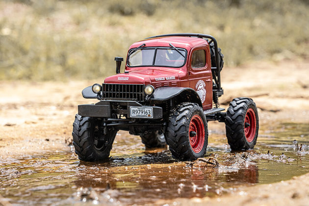 FMS FCX 1/24 Power Wagon Scaler RTR- Red