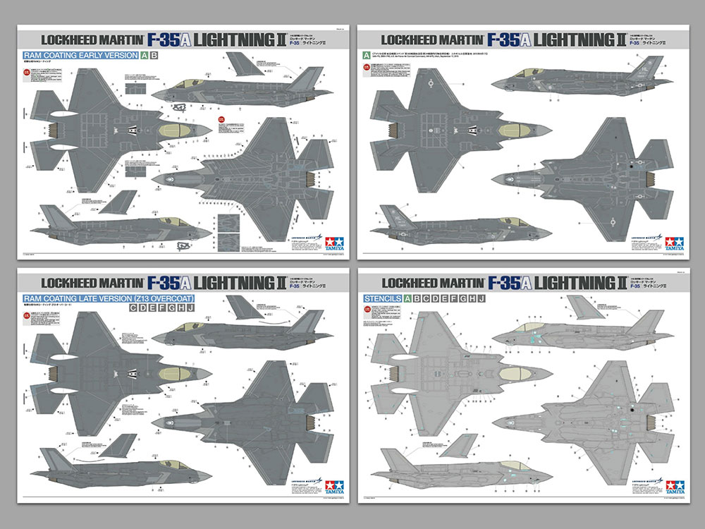 Tamiya Lockheed Martin F-35A Lightning II 1:48 61124