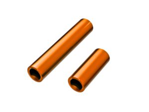 Traxxas TRX-4M 6061-T6 Aluminium Centre Female Driveshafts (Front and Rear) for use with 9751 - Orange Anodised