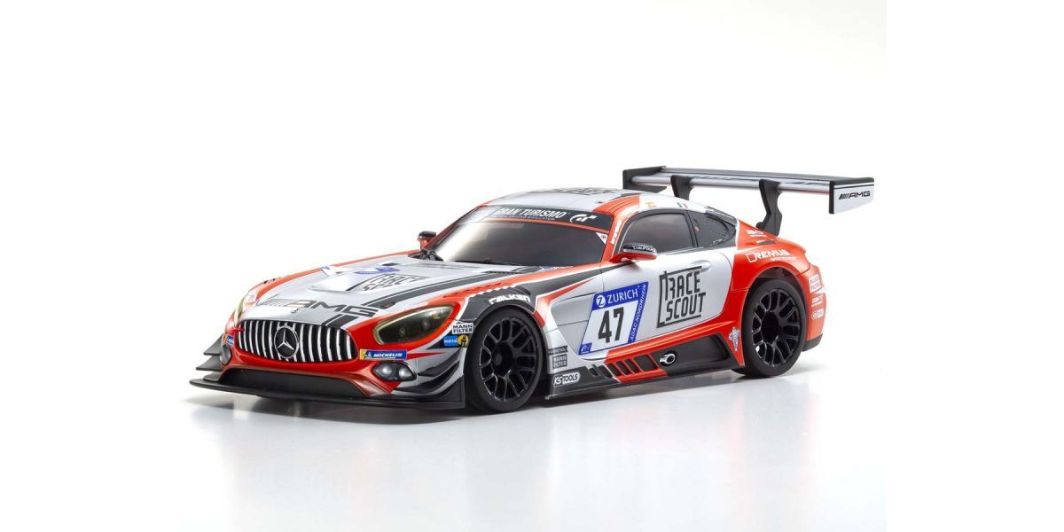 Kyosho Mini-Z RWD Mercedes AMG GT3 No47 24h Nurburgring 2018 (W-MM/KT531P) - Image 2