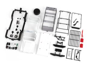 Traxxas Land Rover Defender Body Complete (White, Unpainted)