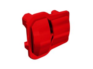 Traxxas TRX-4M Differential Cover - Front or Rear (Red) (2)