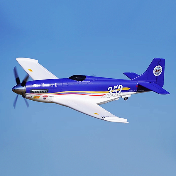 FMS P-51 BLUE THUNDER 1100mm With REFLEX PNP FMS134P-BT-REFV2
