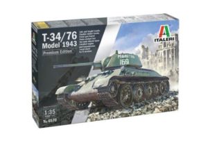 Italeri Russian T-36/76 Model 1943 Tank Kit 1/35