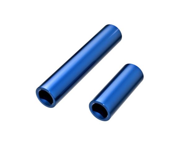 Traxxas TRX-4M 6061-T6 Aluminium Centre Female Driveshafts (Front and Rear) for use with 9751 - Blue Anodised