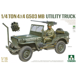 Takom 1:16 ¼-ton 4×4 truck Model Military Kit