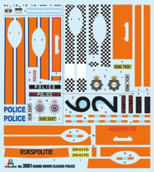 Italeri RANGE ROVER POLICE 1/24 3661