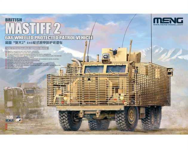 Meng British Army Mastiff 2 6x6 Wheeled Protected Patrol Vehicle 1/35