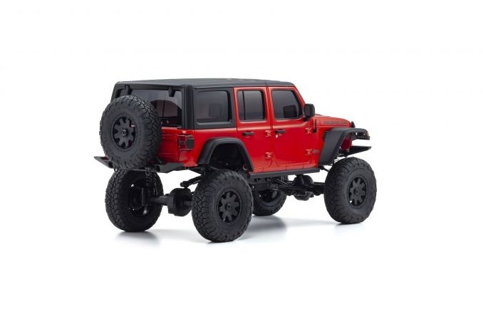 Kyosho Mini-Z 4X4 MX-01 Jeep Wrangler Rubicon Firecracker Red (KT531P) - Image 2