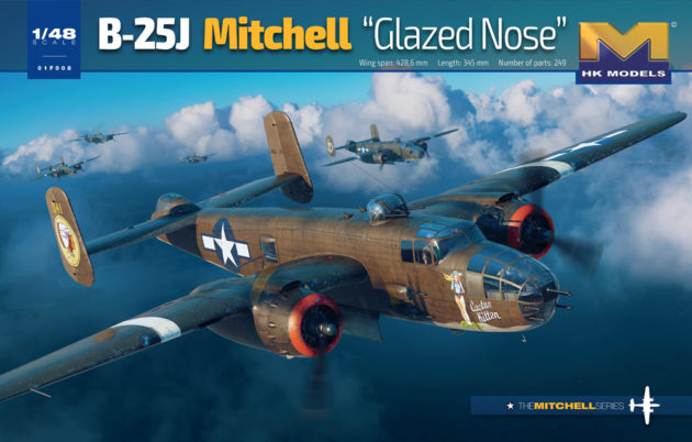 HK Models B-25J Mitchell 'Glazed Nose' 1:48