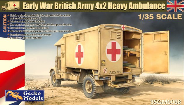 Gecko Models Early War Austin K2Y Heavy Ambulance 1/35 35GM0068