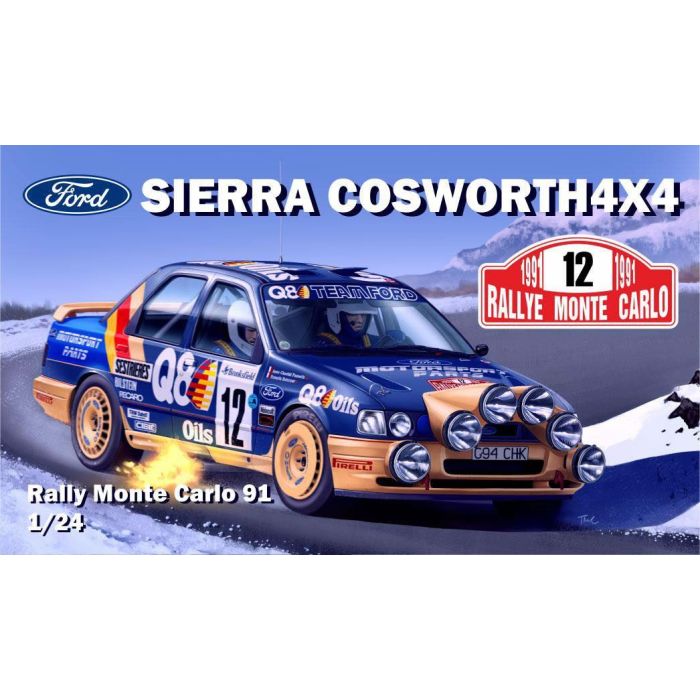 DM Model Kits Ford Sierra Cosworth 4×4 Gr. A 1/24 DMK001 - Image 2