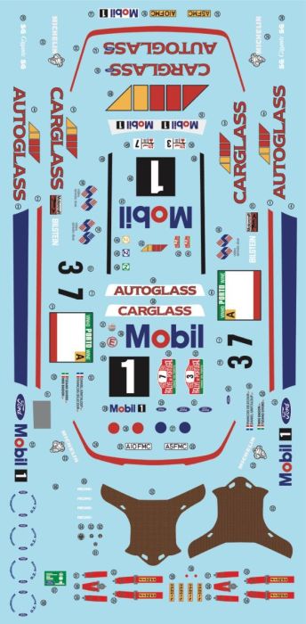 DM Model Kits Ford Sierra Cosworth 4×4 Gr. A 1/24 DMK001 - Image 4