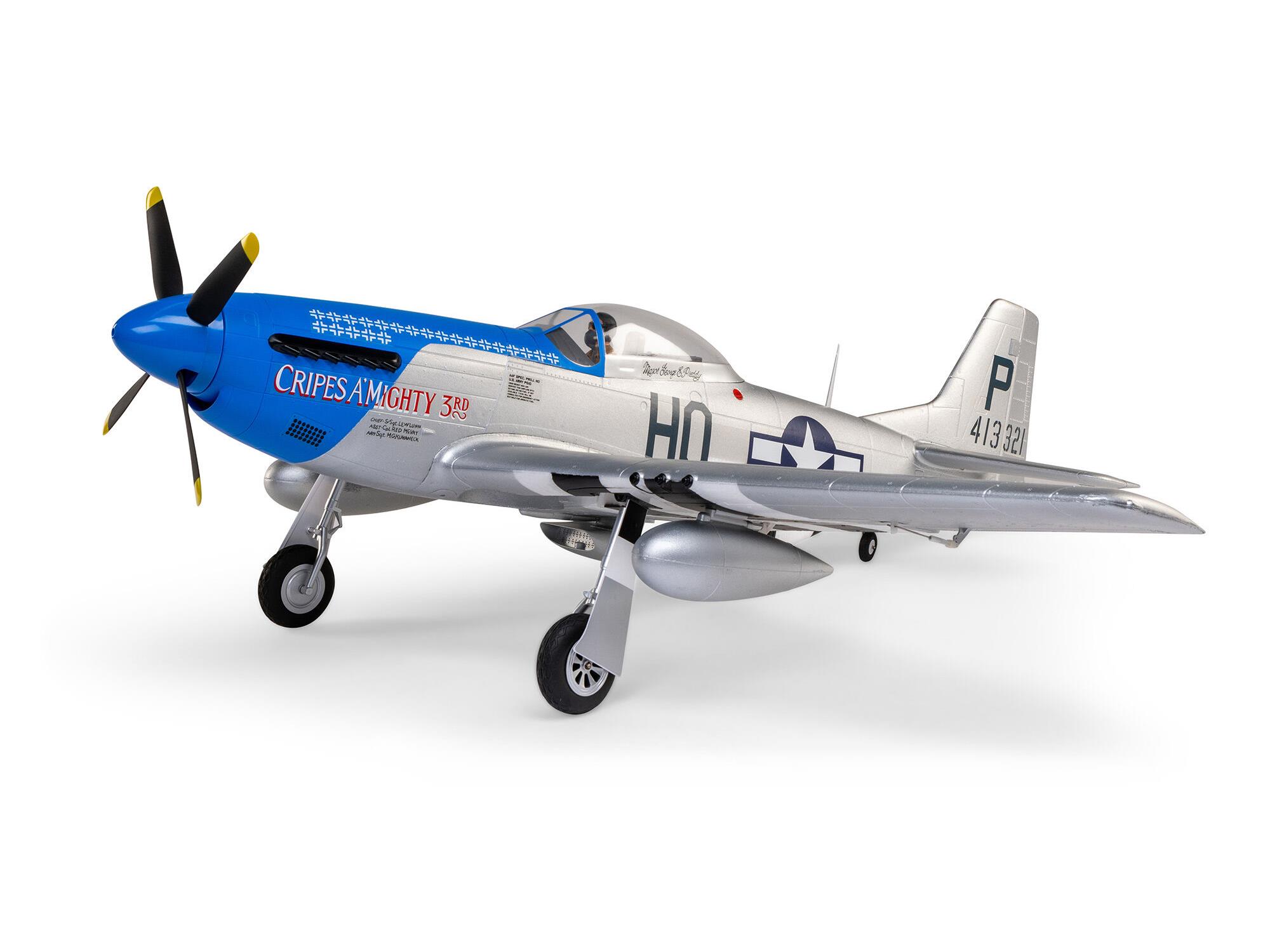 E-FLITE P-51D MUSTANG 1.2M BNF BASIC A-EFL089500
