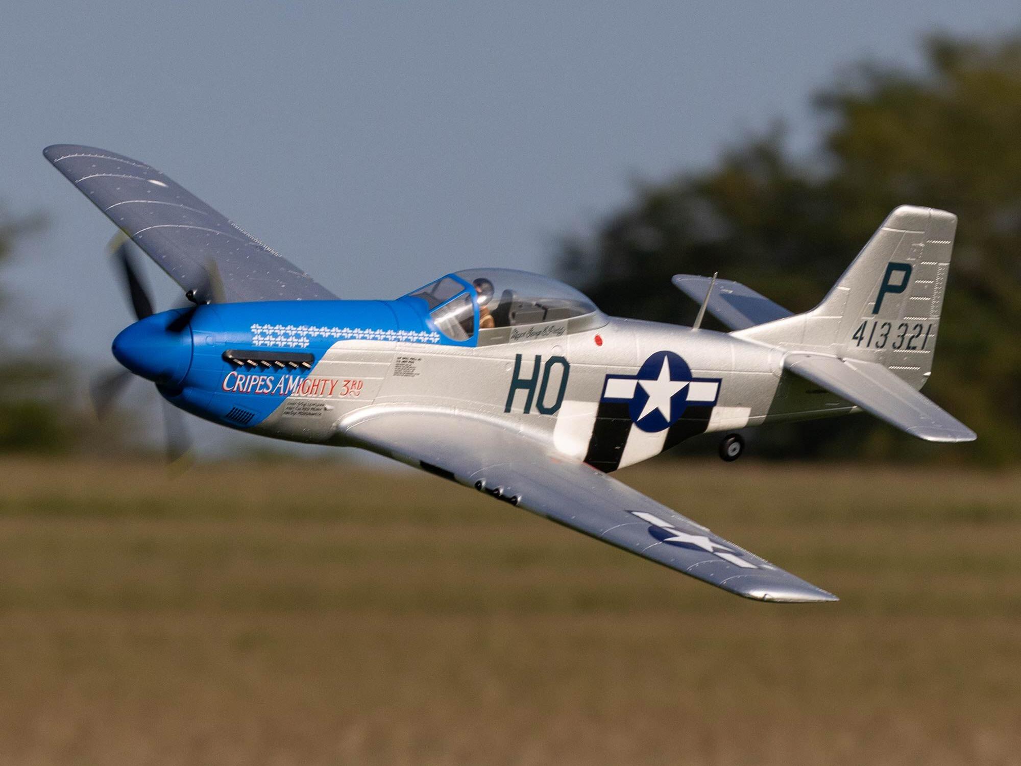 E-FLITE P-51D MUSTANG 1.2M BNF BASIC A-EFL089500