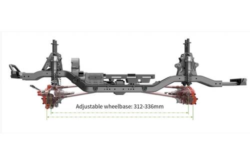 REDCAT RACING GEN8 PACK 1/10 4WD PRE-ASSEMBLED ROCK CRAWLER CHASSIS KIT
