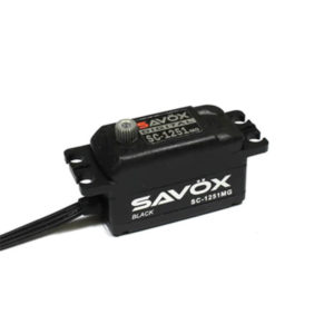 Savox SAV-SC1251MGB Digital Low Profile Servo 9.0kg@6v - Black Edition