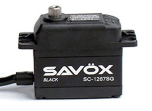 SAVOX HV BLACK EDITION STD DIGITAL SERVO 21KG@7.4V (LIPO)