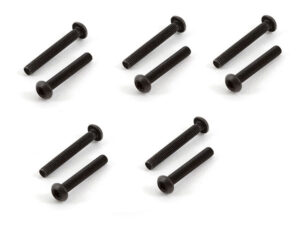 These high-quality Button Head Hex Drive Screws are the perfect items when servicing your ARRMA vehicle. Features: Super-strong steel material for long-lasting durability and consistent fitting – Precision manufactured threads for fast and easy maintenance – Bagged in multiples so you always have spares Includes: 10 x Button Head Hex Drive Machine Screws – M3x20mm - per pack
