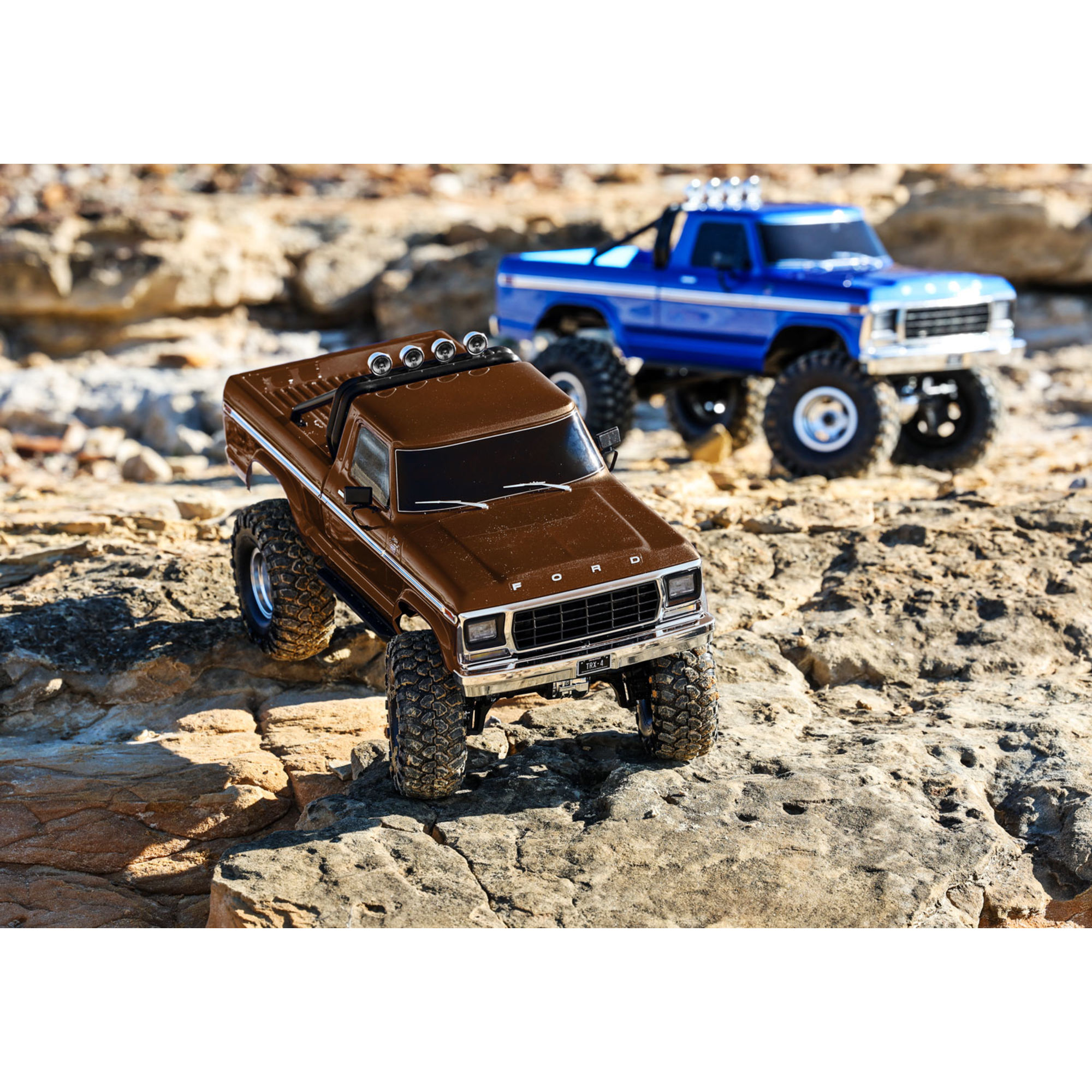 Traxxas TRX-4 Ford F-150 Ranger XLT High Trail Edition 1:10 Trail Crawler - Blue