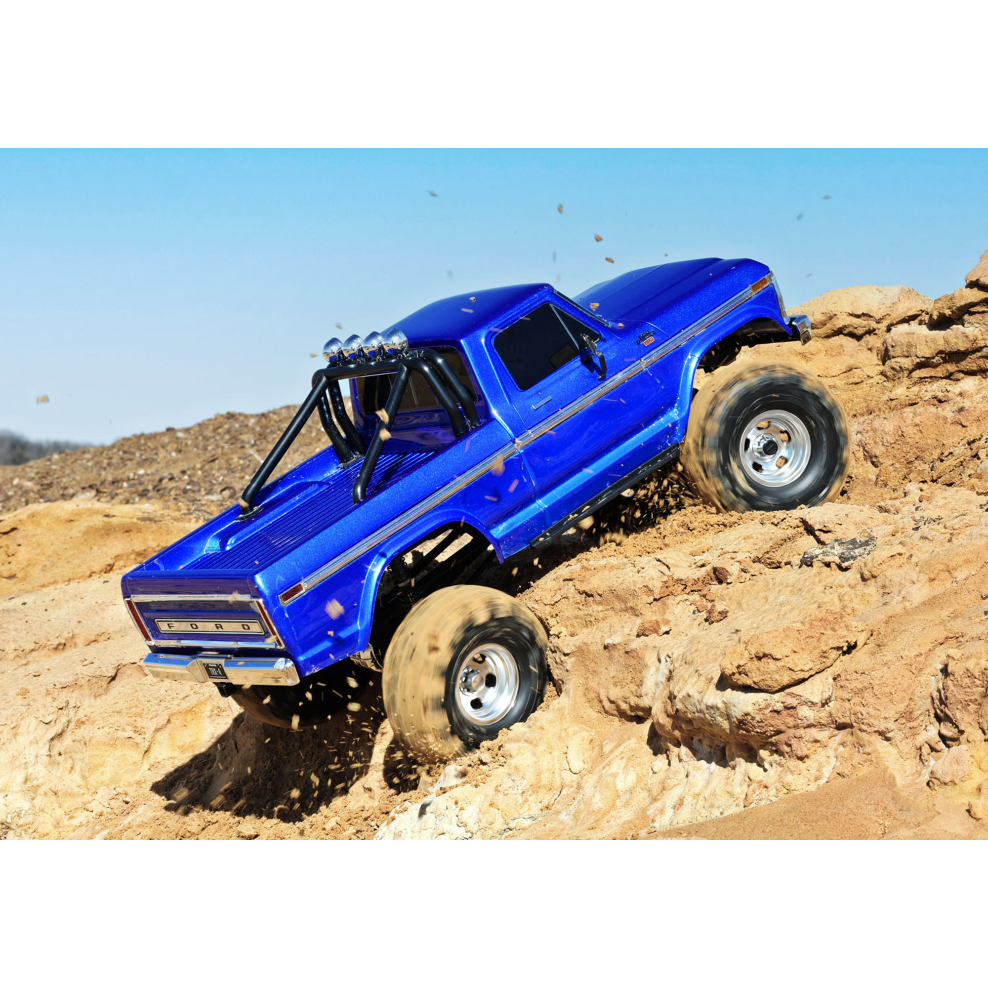 Traxxas TRX-4 Ford F-150 Ranger XLT High Trail Edition 1:10 Trail Crawler - Blue