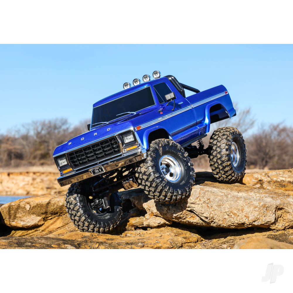 Traxxas TRX-4 Ford F-150 Ranger XLT High Trail Edition 1:10 Trail Crawler - Blue
