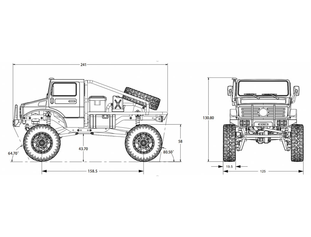 FTX OUTBACK MINI XP UNITRAK 1:18 TRAIL READY-TO-RUN SAND - Image 9
