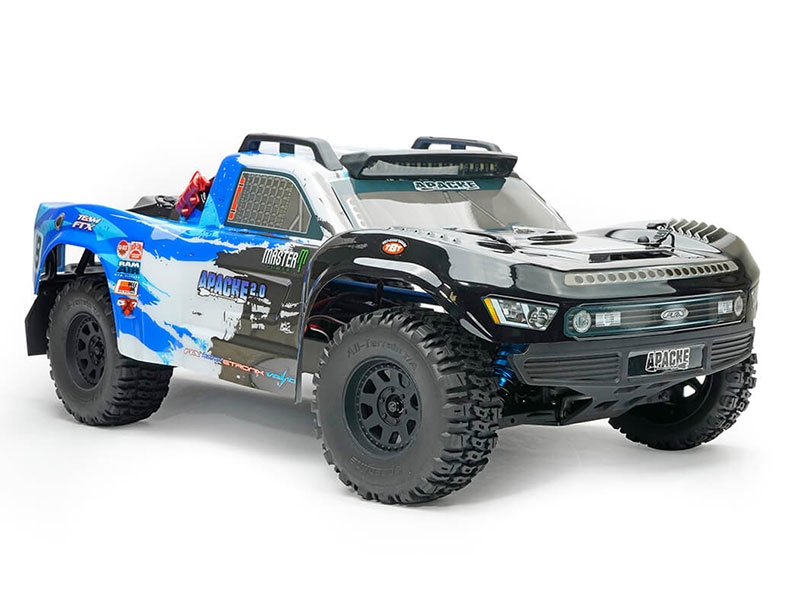 FTX Apache 2.0 1/10 Brushless Trophy Truck RTR - Blue FTX5498V2B - Image 3