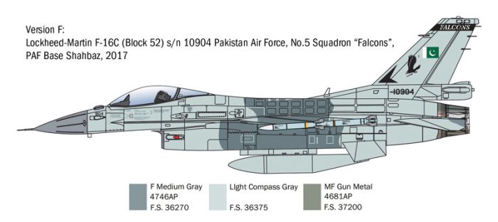 Italeri 1/48 Lockheed-Martin F-16C Fighting Falcon 2825