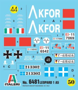 Italeri 1/35 Leopard MBT 1A5 6481