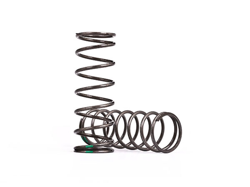 Traxxas Medium Shock Springs (Natural Finish) (GTX) 3141 Rate Green Stripe (2)
