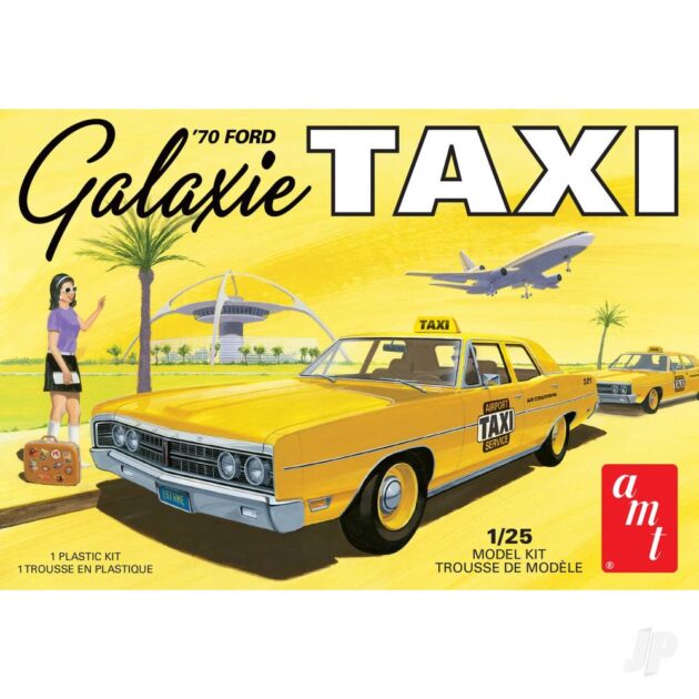 AMT 1970 Ford Galaxie Taxi 1:25 AMT1243M