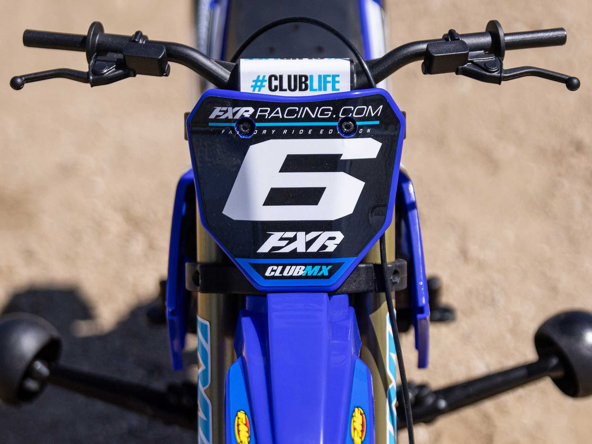 Losi 1/4 Promoto-MX Motorcycle RTR Club MX Blue C-LOS06000T2 - Image 22
