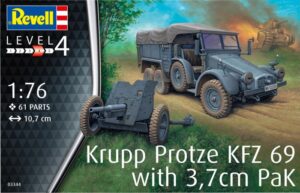 Revell 1/76 Krupp-Protze KFZ.69 with 3.7cm Pak 03344