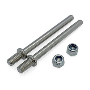 MACGREGOR WHEEL AXLES D4 X L57MM (PAIR) ACC0285