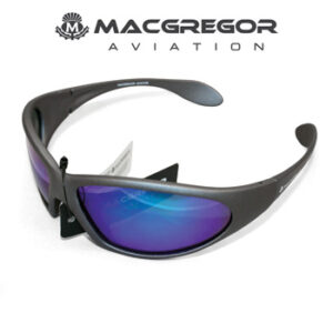 MACGREGOR POLARISED SUNGLASSES GREY WITH BLUE LENS