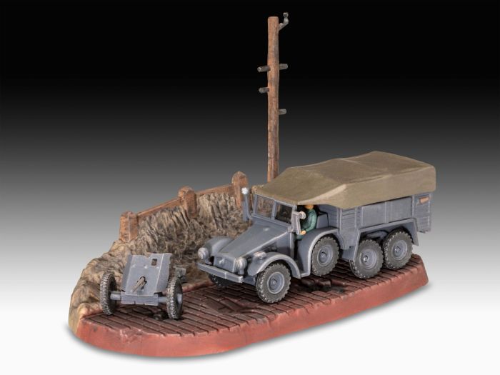 Revell 1/76 Krupp-Protze KFZ.69 with 3.7cm Pak 03344 - Image 8