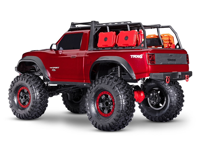 Traxxas TRX-4 Sport Hightrail Edition - Metallic Red TRX82044-4-Red - Image 9